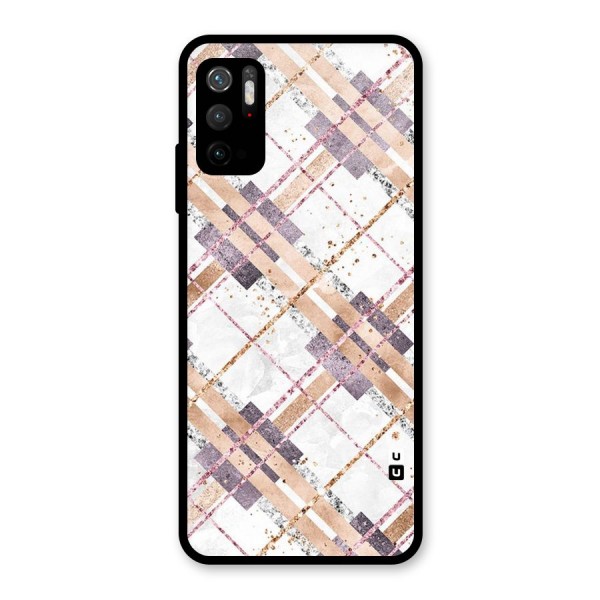 Check Trouble Glass Back Case for Poco M3 Pro 5G