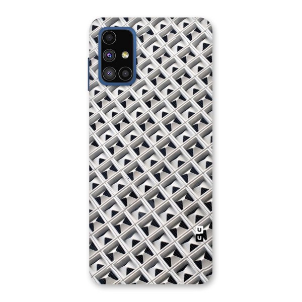 Check White Design Back Case for Galaxy M51