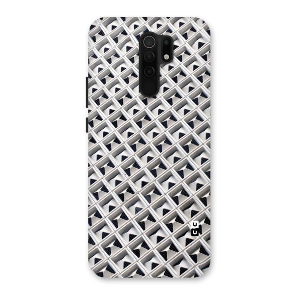 Check White Design Back Case for Redmi 9 Prime