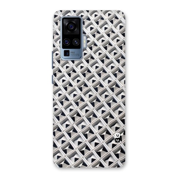 Check White Design Back Case for Vivo X50 Pro