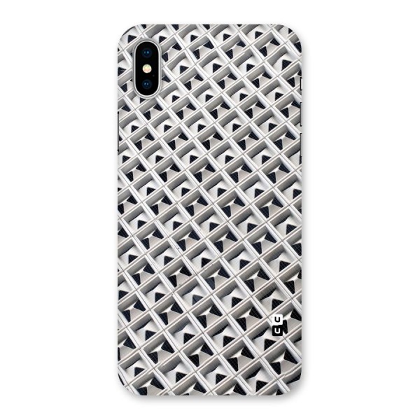 Check White Design Back Case for iPhone X