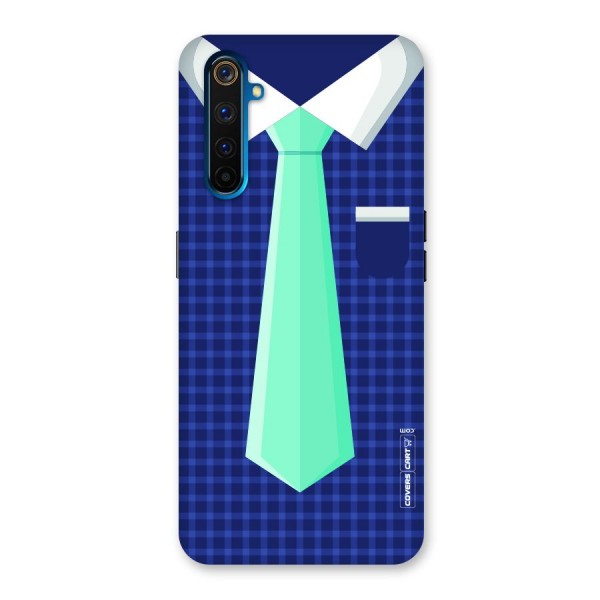 Checked Shirt Tie Back Case for Realme 6 Pro