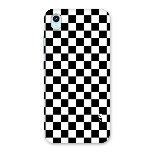 Checkerboard Back Case for Vivo Y1s