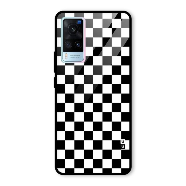 Checkerboard Glass Back Case for Vivo X60