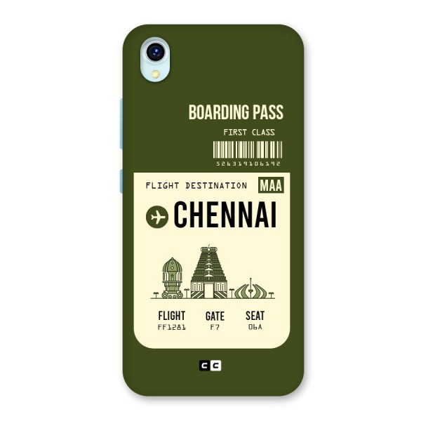 Chennai Boarding Pass Back Case for Vivo Y1s