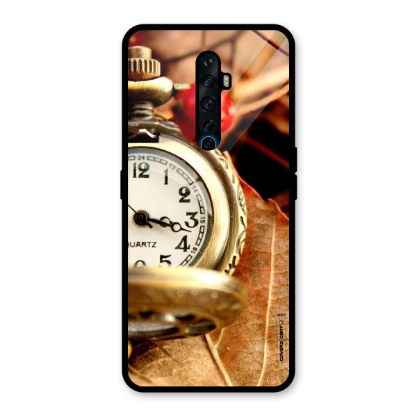 Cherry And Clock Glass Back Case for Oppo Reno2 Z