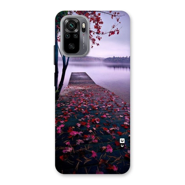 Cherry Blossom Dock Back Case for Redmi Note 10