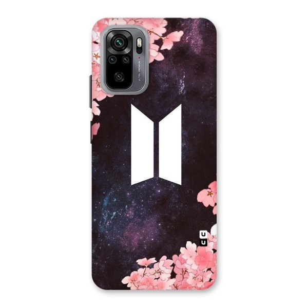 Cherry Blossom Pause Design Back Case for Redmi Note 10