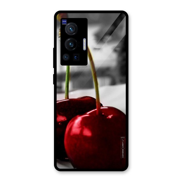 Cherry Photography Glass Back Case for Vivo X70 Pro