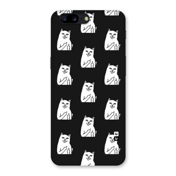 Chill Cat Pattern Back Case for OnePlus 5