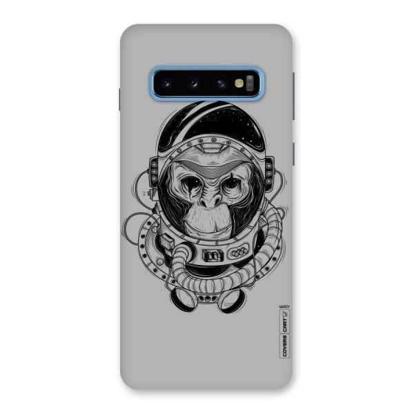 Chimpanzee Astronaut Back Case for Galaxy S10