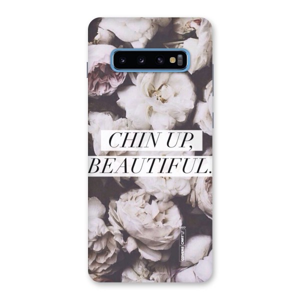 Chin Up Beautiful Back Case for Galaxy S10 Plus