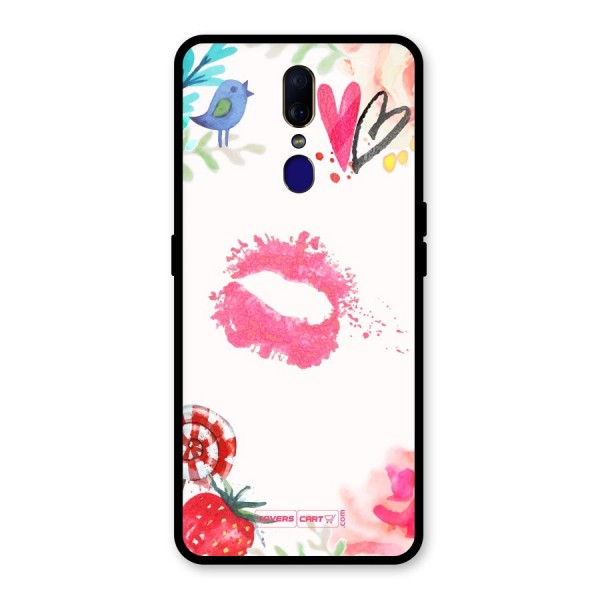 Chirpy Glass Back Case for Oppo F11