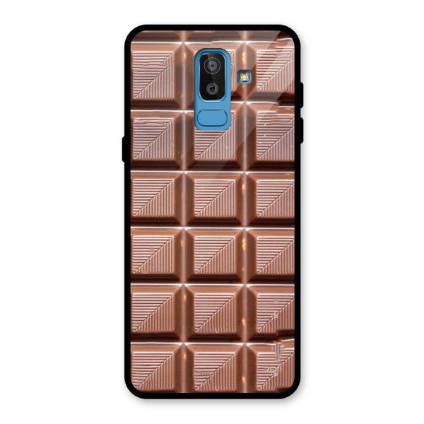 Chocolate Tiles Glass Back Case for Galaxy J8