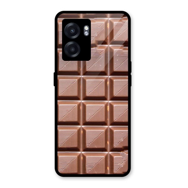 Chocolate Tiles Glass Back Case for Oppo K10 (5G)