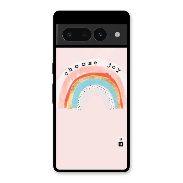 Choose Joy Glass Back Case for Google Pixel 7 Pro