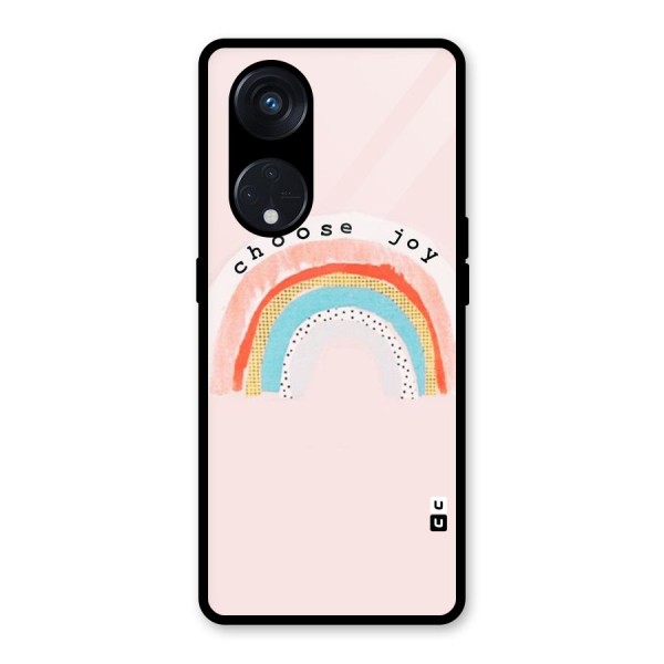 Choose Joy Glass Back Case for Reno8 T 5G