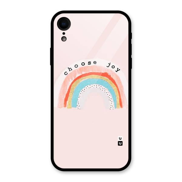 Choose Joy Glass Back Case for XR