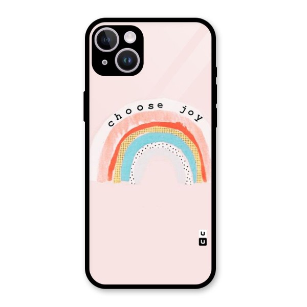 Choose Joy Glass Back Case for iPhone 14 Plus