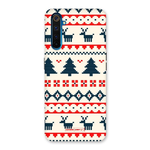 Christmas Design Pattern Back Case for Realme 6 Pro