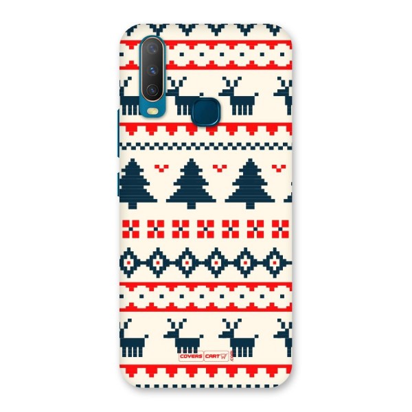 Christmas Design Pattern Back Case for Vivo Y12