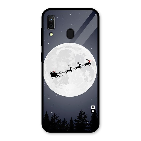 Christmas Nightsky Glass Back Case for Galaxy A30