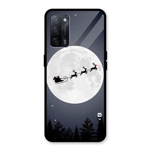 Christmas Nightsky Glass Back Case for Oppo A53s 5G