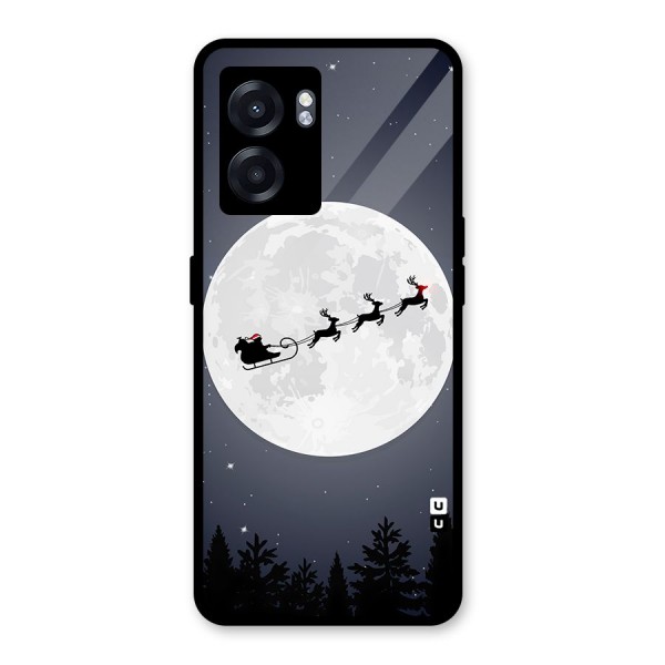 Christmas Nightsky Glass Back Case for Oppo K10 (5G)