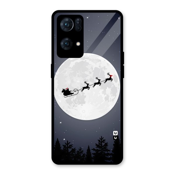 Christmas Nightsky Glass Back Case for Oppo Reno7 Pro 5G