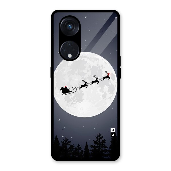 Christmas Nightsky Glass Back Case for Reno8 T 5G