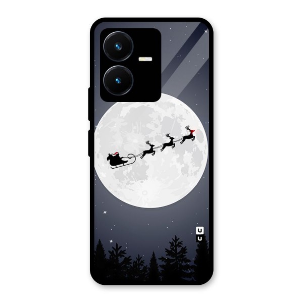 Christmas Nightsky Glass Back Case for Vivo Y22