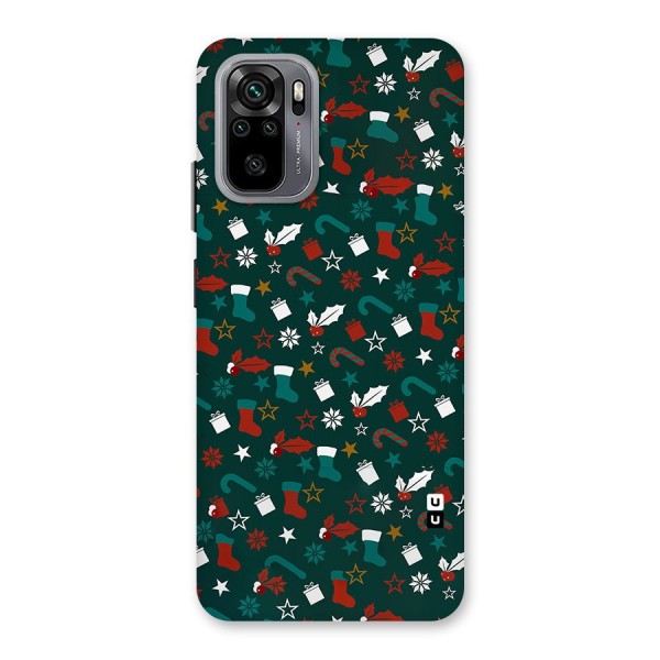 Christmas Pattern Design Back Case for Redmi Note 10