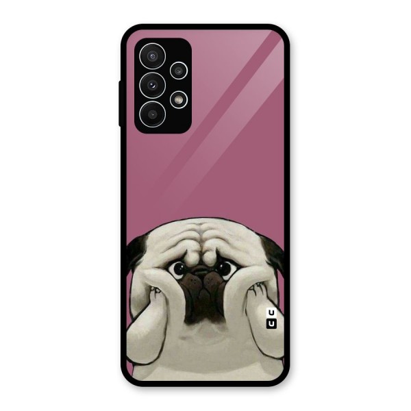 Chubby Doggo Glass Back Case for Galaxy A23