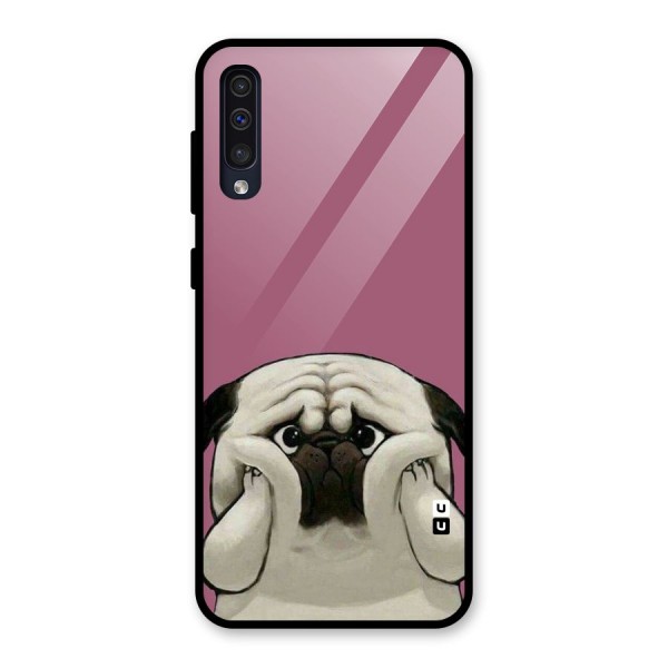 Chubby Doggo Glass Back Case for Galaxy A50