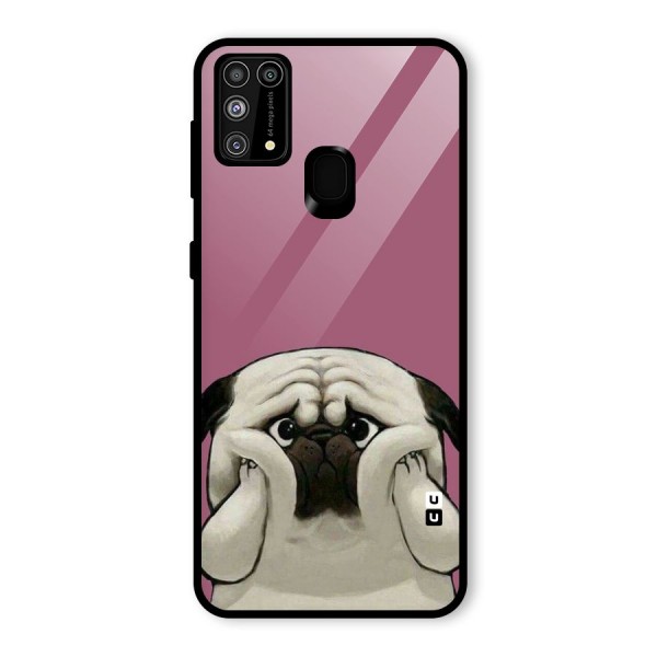 Chubby Doggo Glass Back Case for Galaxy F41