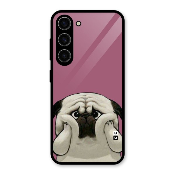 Chubby Doggo Glass Back Case for Galaxy S23