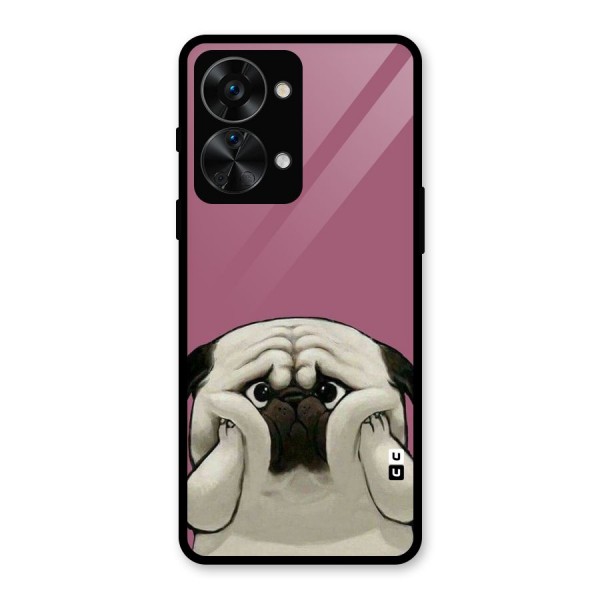 Chubby Doggo Glass Back Case for OnePlus Nord 2T