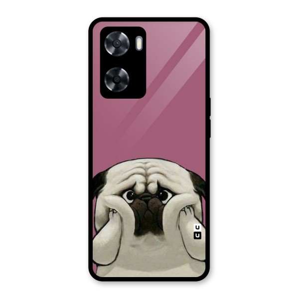 Chubby Doggo Glass Back Case for Oppo A57 2022