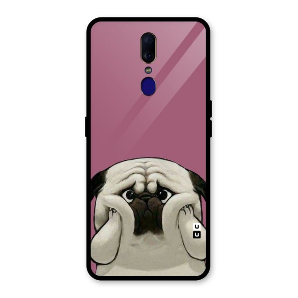 Chubby Doggo Glass Back Case for Oppo F11