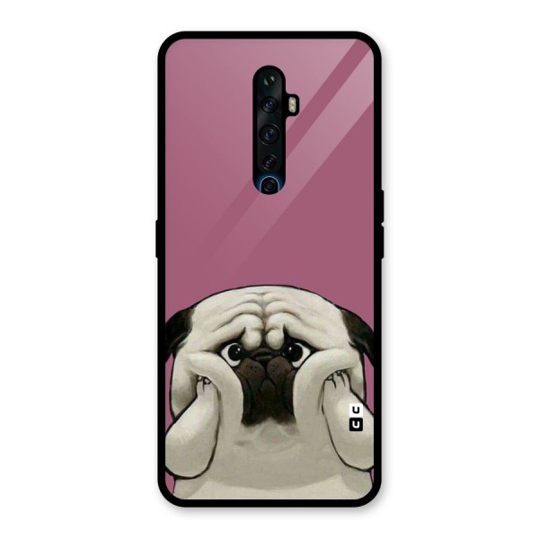 Chubby Doggo Glass Back Case for Oppo Reno2 F