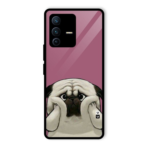 Chubby Doggo Glass Back Case for Vivo V23 Pro