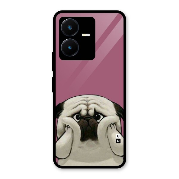 Chubby Doggo Glass Back Case for Vivo Y22