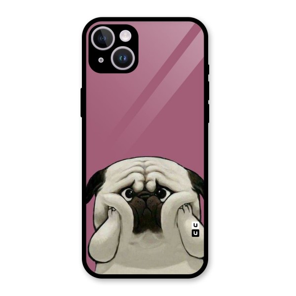 Chubby Doggo Glass Back Case for iPhone 14 Plus