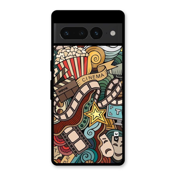 Cinematic Design Glass Back Case for Google Pixel 7 Pro