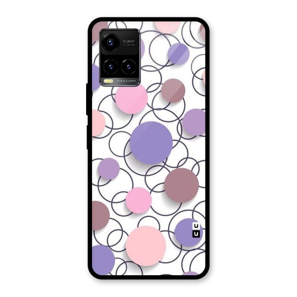 Circles And More Glass Back Case for Vivo Y21A