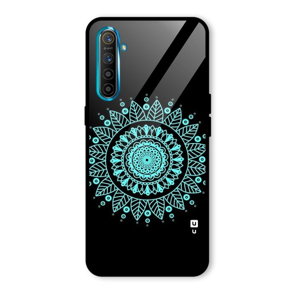 Circles Pattern Art Glass Back Case for Realme XT