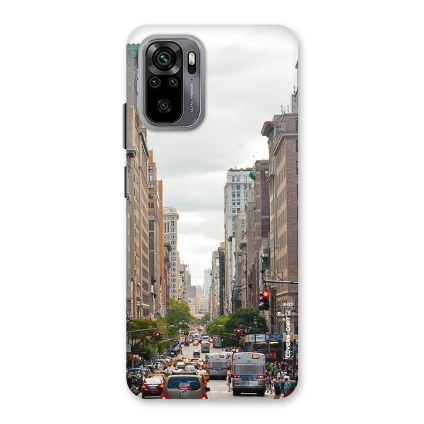 City Street View Back Case for Redmi Note 10