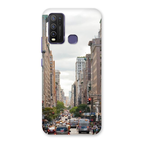 City Street View Back Case for Vivo Y30