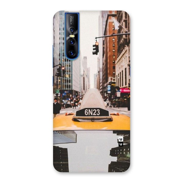 City Taxi Back Case for Vivo V15 Pro