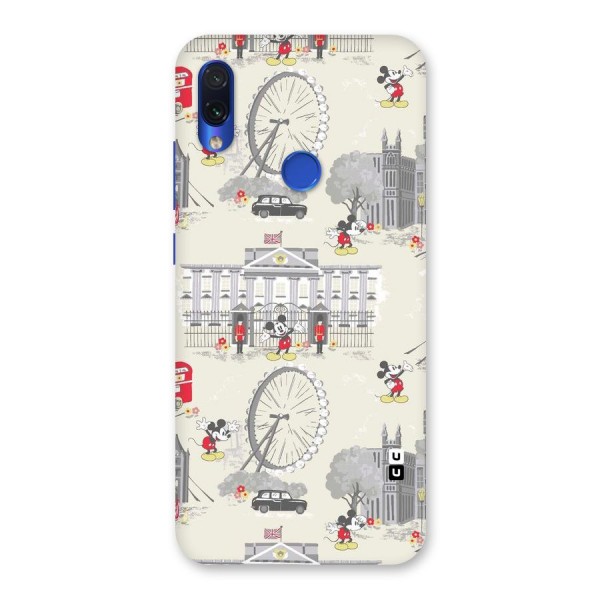 City Tour Pattern Back Case for Redmi Note 7